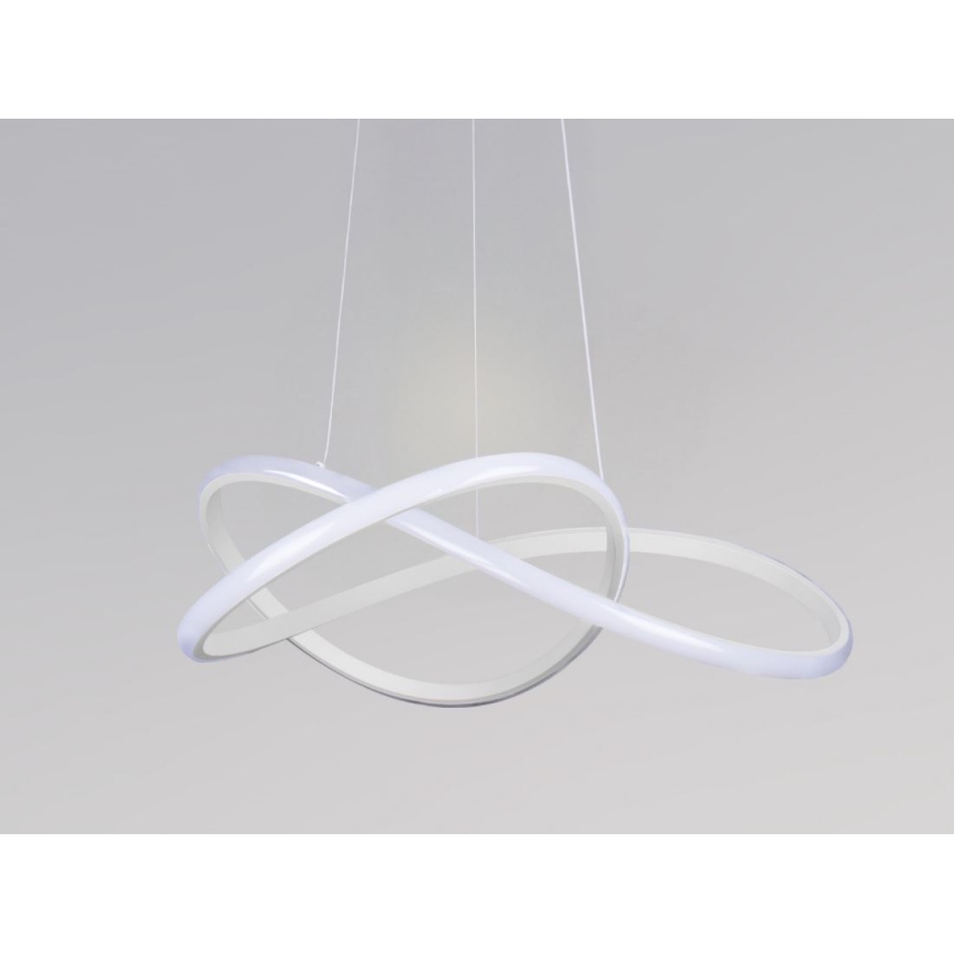 LED stmievateľný luster na lanku LED/85W/230V 3000-6500K priemer 60 cm + diaľkové ovládanie