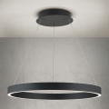 stmievateľný LED luster na lanku KOLK LED/60W/230V 2700/3000/4000K pr. 60 cm čierny