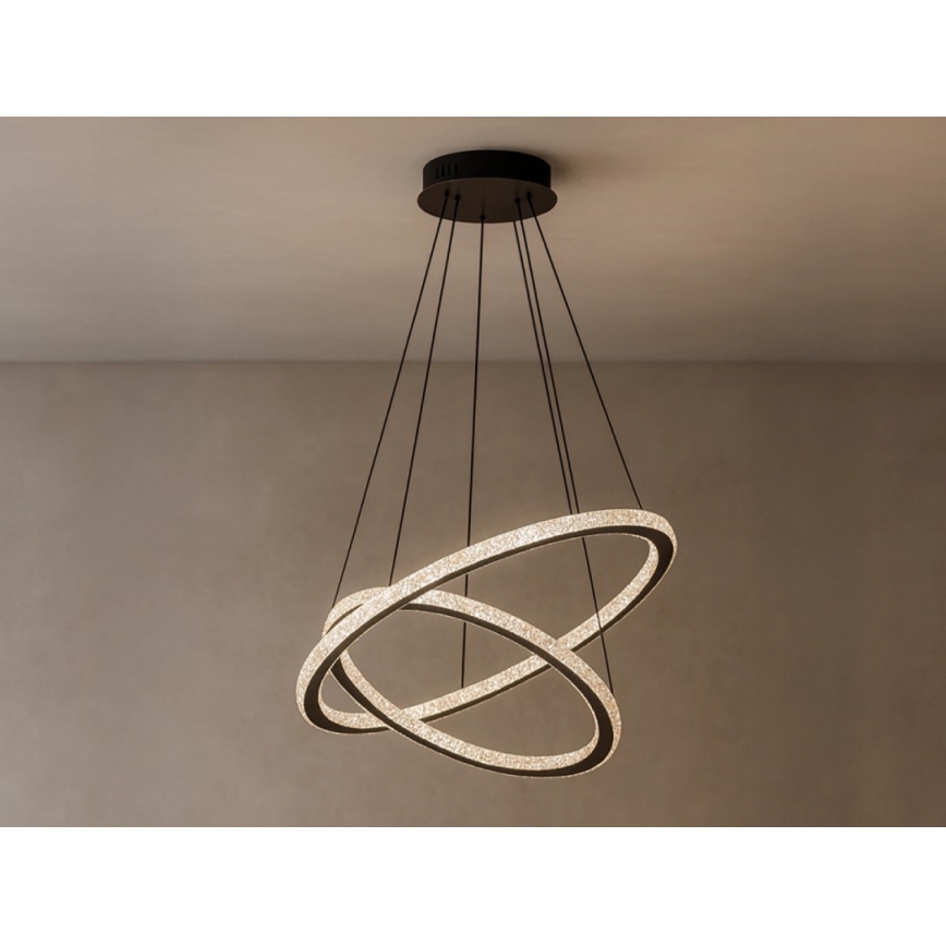 Stmievateľný LED luster na lanku LED/150W/230V 3000-6500K + diaľkové ovládanie