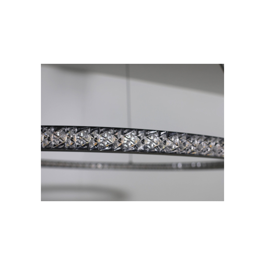 Stmievateľný LED luster na lanku LED/150W/230V 3000-6500K + diaľkové ovládanie