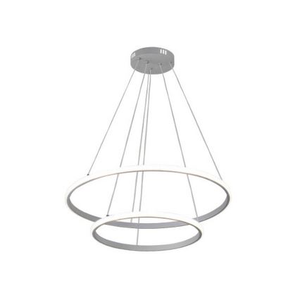LED Stmievateľný luster na lanku LED/55W/230V 3000-6500K pr. 60 cm + diaľkové ovládanie