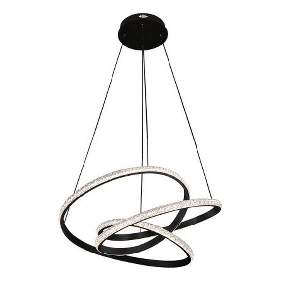 Stmievateľný LED luster na lanku LED/90W/230V 3000-6500K pr. 47 cm + diaľkové ovládanie