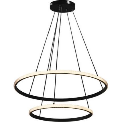 LED stmievateľný luster na lane LED/55W/230V 3000-6500K pr. 60 cm + diaľkové ovládanie