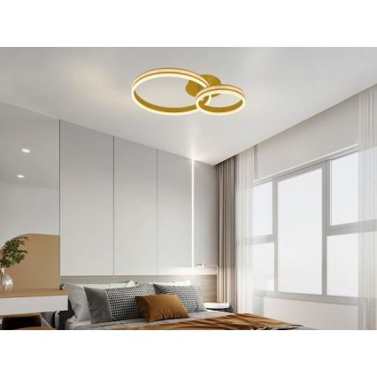 Stmievateľný prisadený LED luster LED/110W/230V 3000-6500K + diaľkové ovládanie