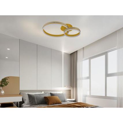 Stmievateľný prisadený LED luster LED/110W/230V 3000-6500K + diaľkové ovládanie