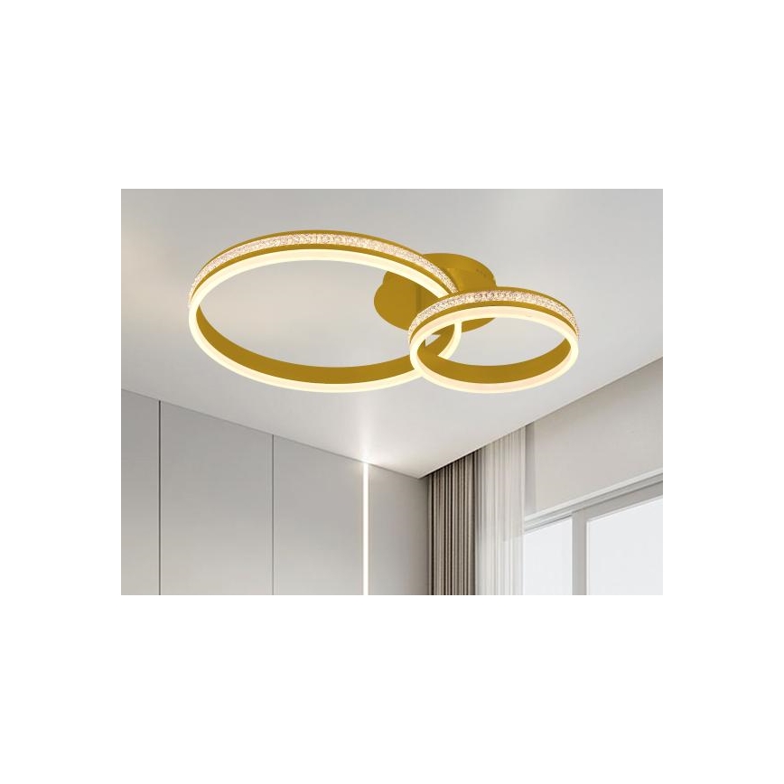 Stmievateľný prisadený LED luster LED/110W/230V 3000-6500K + diaľkové ovládanie