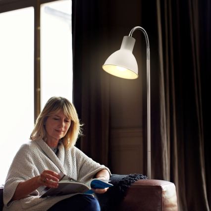 Stojacia lampa 1xE27/25W/230V biela