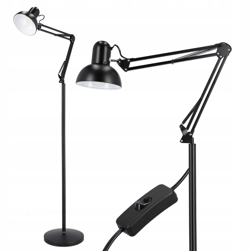 Stojacia lampa 1xE27/40W/230V čierna