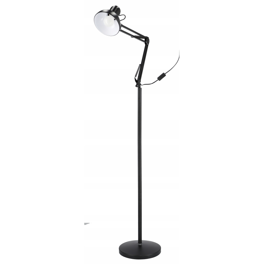 Stojacia lampa 1xE27/40W/230V čierna