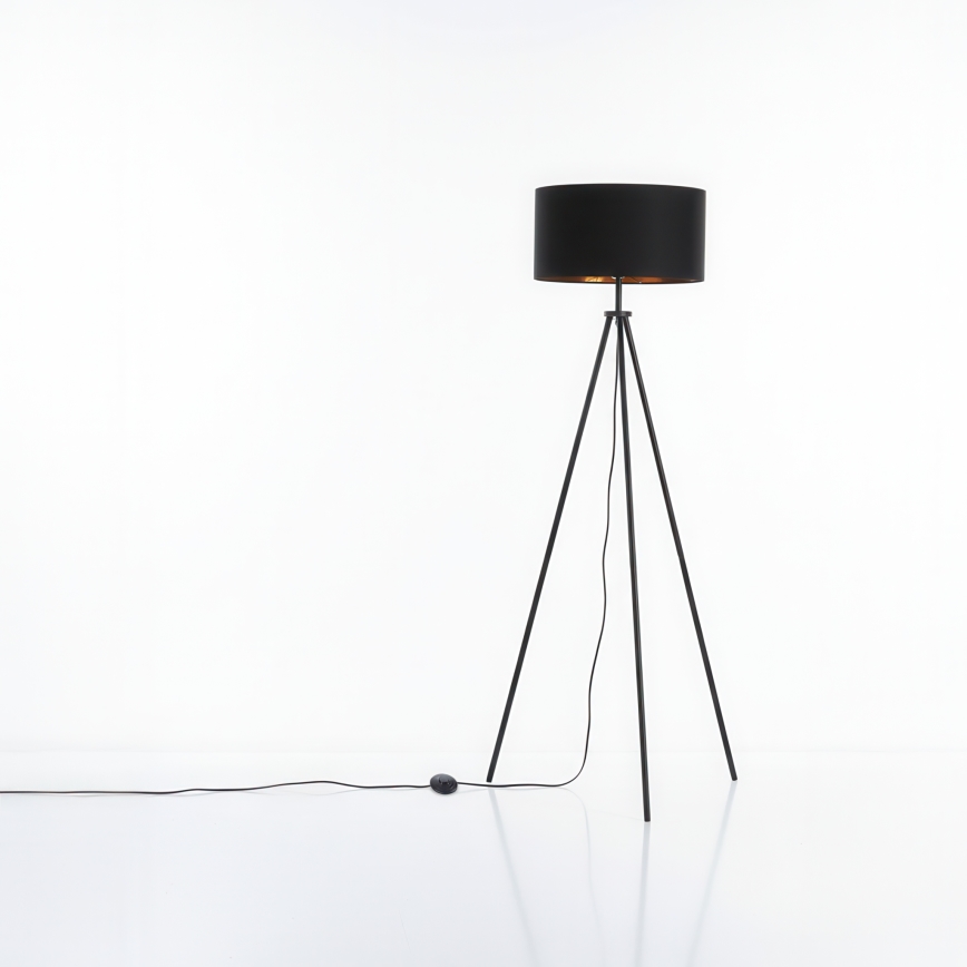 Stojacia lampa 1xE27/40W/230V čierna