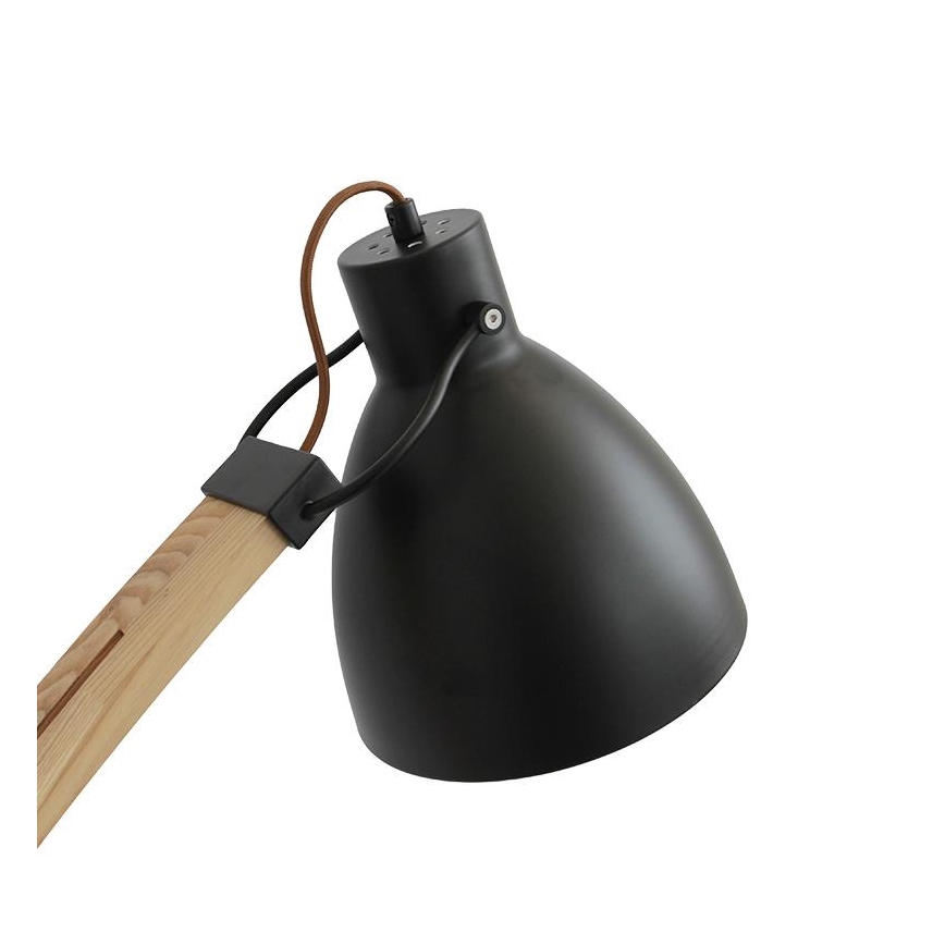 Stojacia lampa 1xE27/60W/230V jaseň/čierna