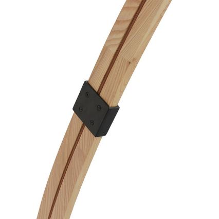 Stojacia lampa 1xE27/60W/230V jaseň/čierna