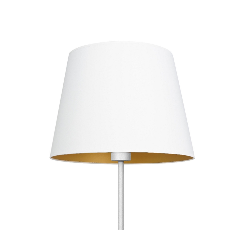 Stojacia lampa ARDEN 1xE27/60W/230V biela/zlatá