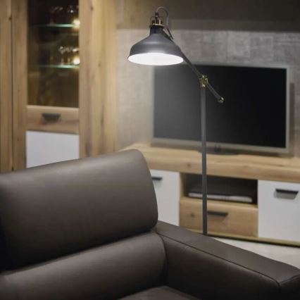 Stojacia lampa ARTHUR 1xE27/25W/230V šedá