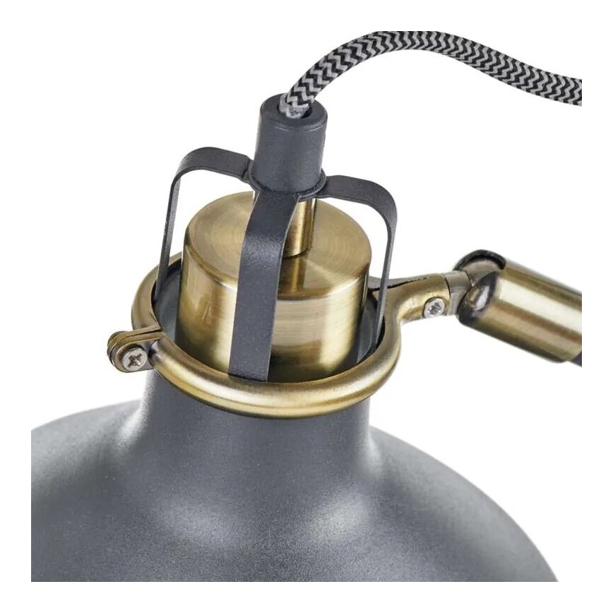 Stojacia lampa ARTHUR 1xE27/25W/230V šedá