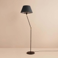 Stojacia lampa AYD 1xE27/40W/230V čierna