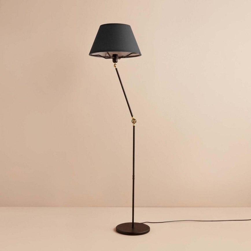 Stojacia lampa AYD 1xE27/40W/230V čierna