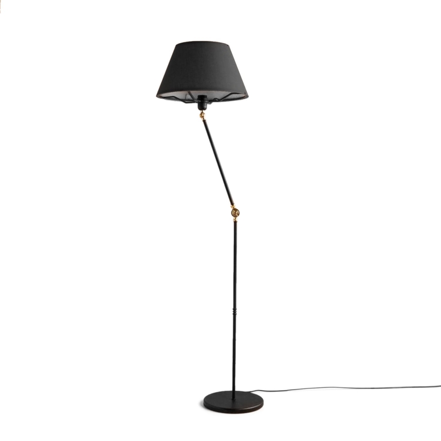 Stojacia lampa AYD 1xE27/40W/230V čierna