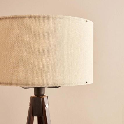 Stojacia lampa AYD 1xE27/40W/230V hnedá/béžová