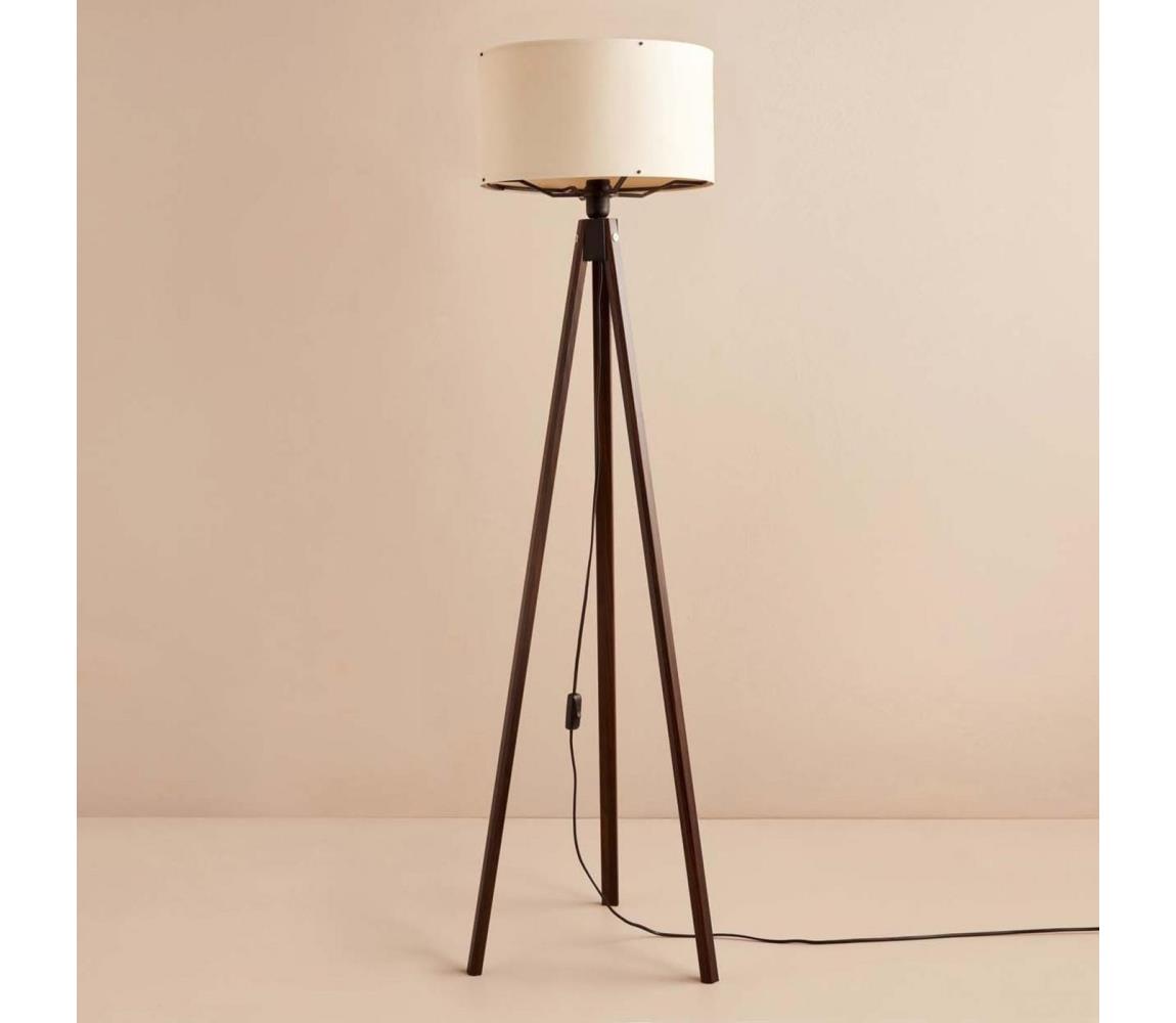 Stojacia lampa AYD 1xE27/40W/230V hnedá/béžová 780SGN3498