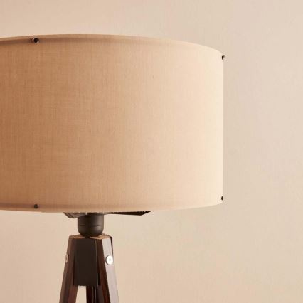 Stojacia lampa AYD 1xE27/40W/230V hnedá/béžová