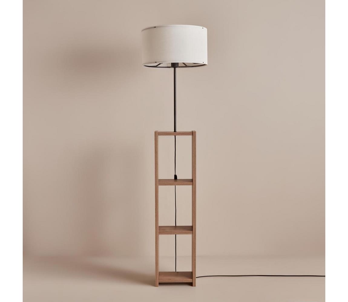 Stojacia lampa AYD 1xE27/40W/230V hnedá/biela+ 780SGN3516