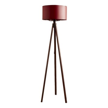 Stojacia lampa AYD 1xE27/40W/230V hnedá/červená
