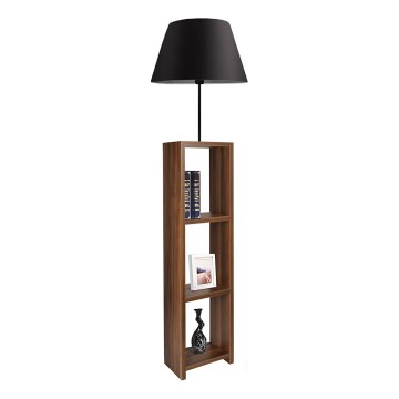 Stojacia lampa AYD 1xE27/40W/230V hnedá/čierna