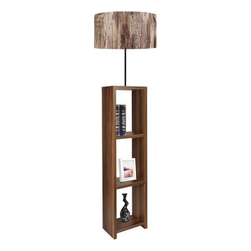 Stojacia lampa AYD 1xE27/40W/230V hnedá