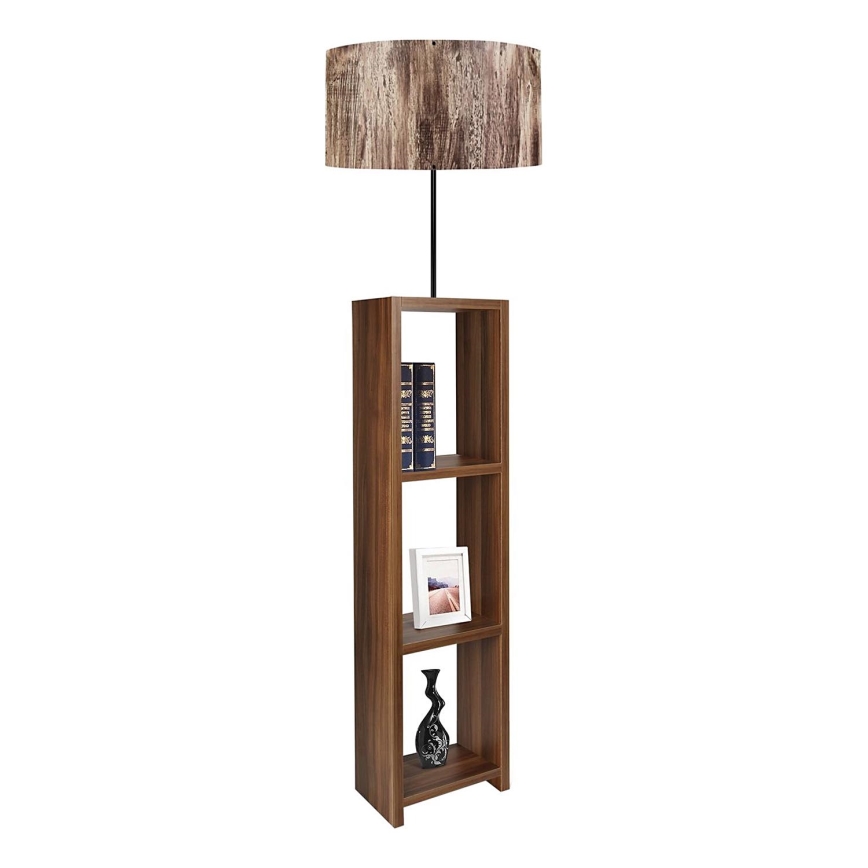 Stojacia lampa AYD 1xE27/40W/230V hnedá