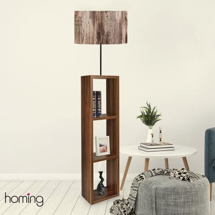 Stojacia lampa AYD 1xE27/40W/230V hnedá