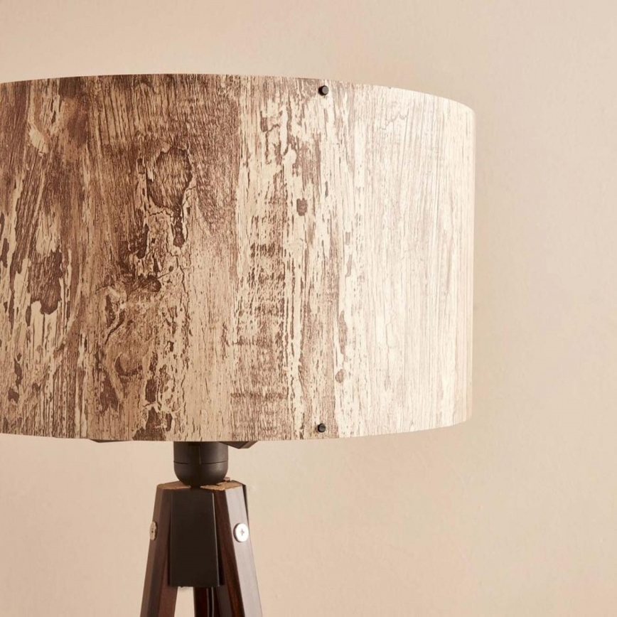 Stojacia lampa AYD 1xE27/40W/230V hnedá