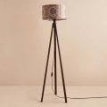 Stojacia lampa AYD 1xE27/40W/230V hnedá/pestrofarebná