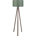 Stojacia lampa AYD 1xE27/40W/230V hnedá/zelená