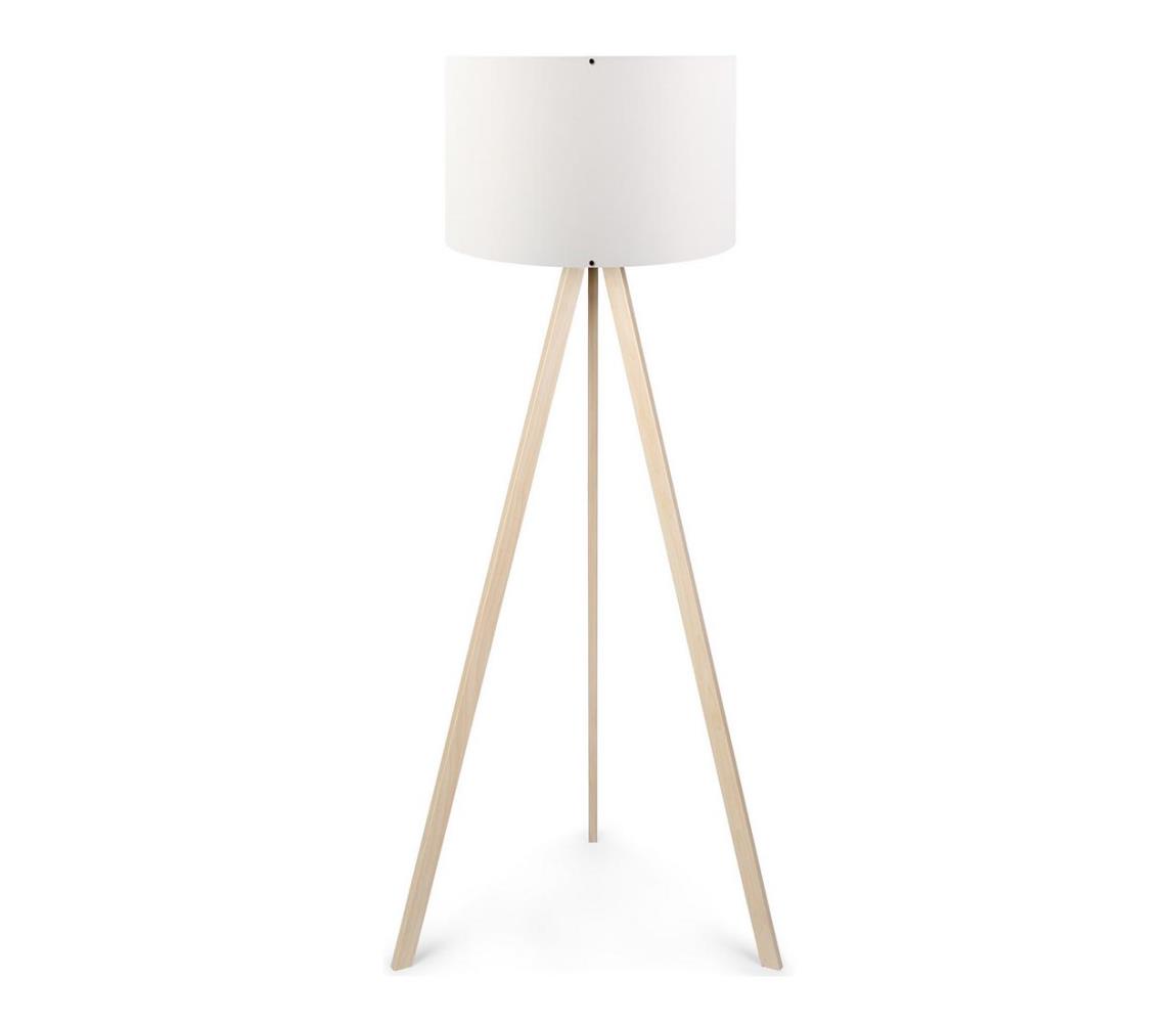  Stojacia lampa AYD 1xE27/60W/230V biela/béžová 
