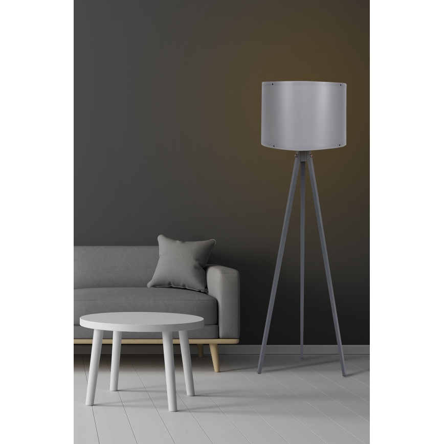 Stojacia lampa AYD 1xE27/60W/230V šedá