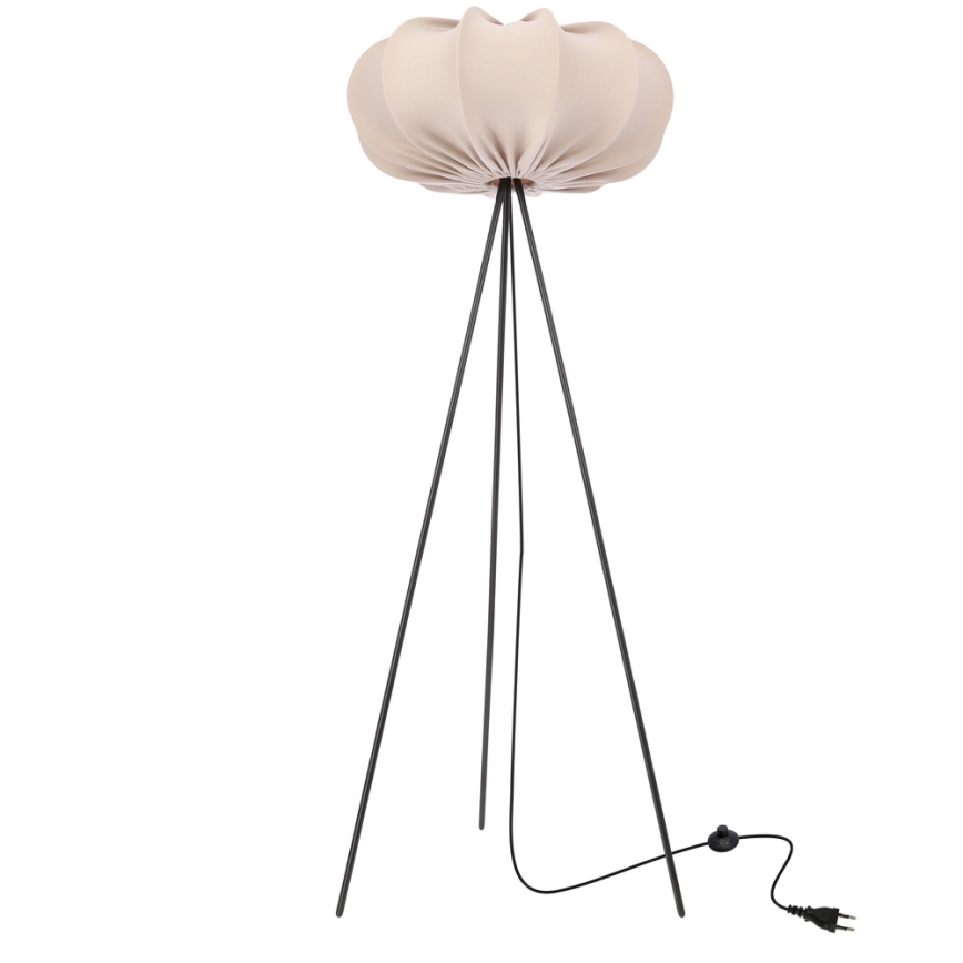 Stojacia lampa CAFEE 1xE27/40W/230V béžová/čierna