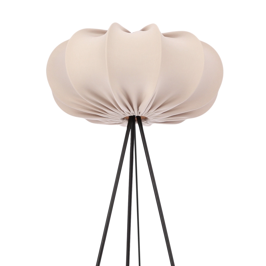 Stojacia lampa CAFEE 1xE27/40W/230V béžová/čierna