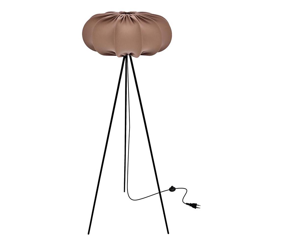 Stojacia lampa CAFEE 1xE27/40W/230V hnedá/čierna 51-42026