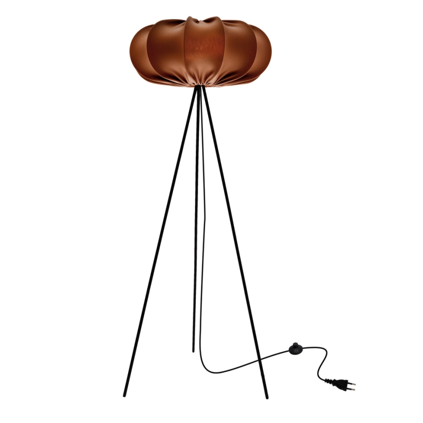 Stojacia lampa CAFEE 1xE27/40W/230V hnedá/čierna