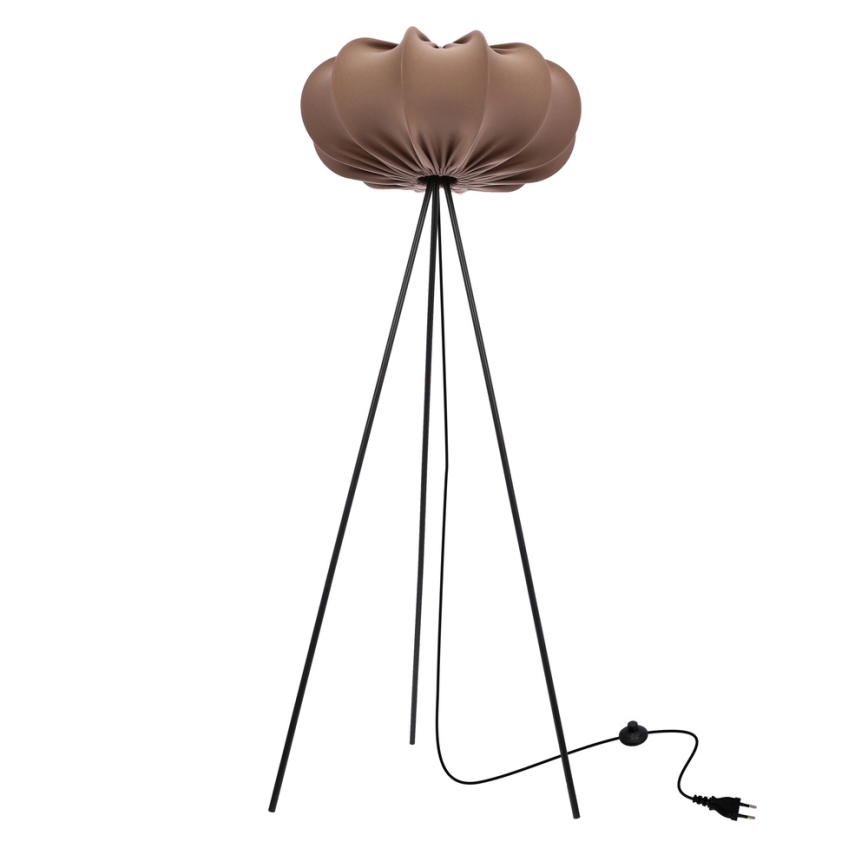 Stojacia lampa CAFEE 1xE27/40W/230V hnedá/čierna