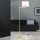 Stojacia lampa CARLTON 1xE27/40W/230V biela/zlatá