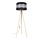 Stojacia lampa CORAL 1xE27/60W/230V béžová/čierna/matný chróm