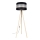 Stojacia lampa CORAL 1xE27/60W/230V béžová/čierna/zlatá