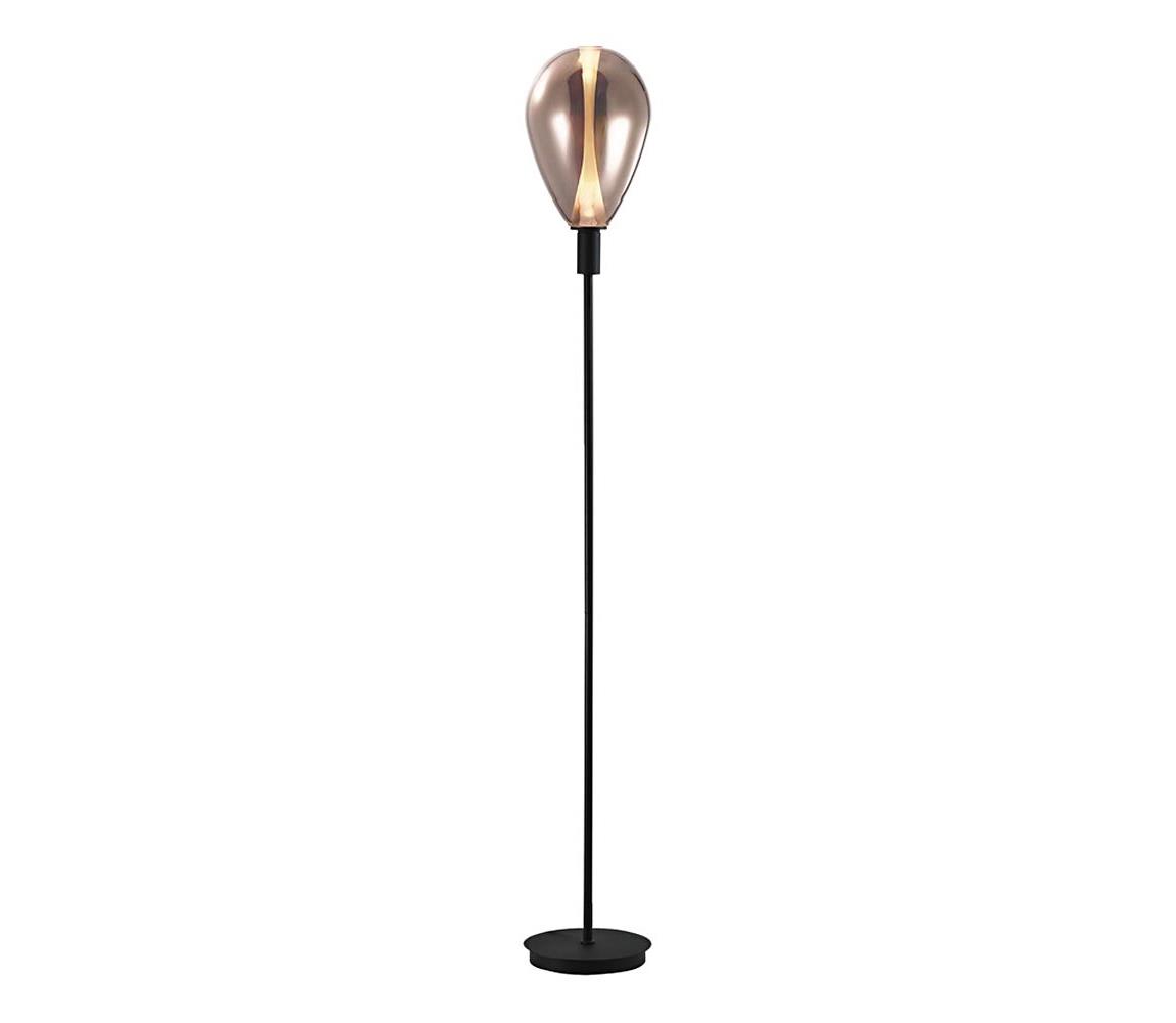 Stojacia lampa DENSO 1xG9/5W/230V medená/čierna 51-51134