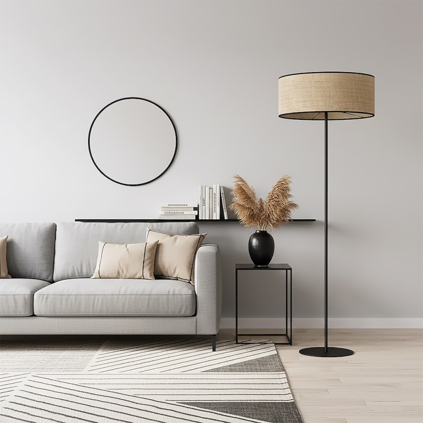 Stojacia lampa ECO 1xE27/15W/230V béžová/ratan