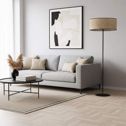 Stojacia lampa ECO 1xE27/15W/230V béžová/ratan