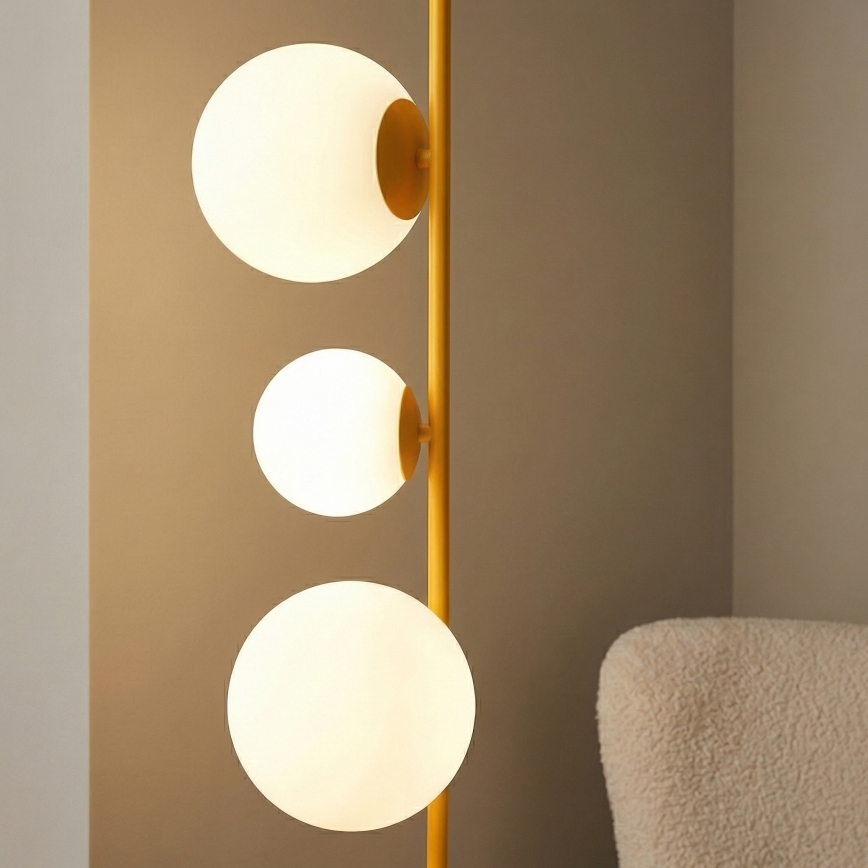 Stojacia lampa ETNO 4xG9/8W/230V oranžová