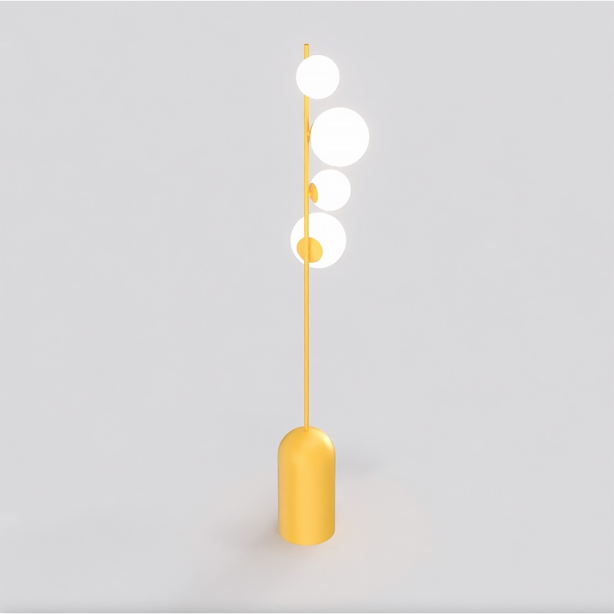 Stojacia lampa ETNO 4xG9/8W/230V oranžová