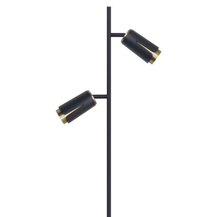 Stojacia lampa FLOWER 2xGU10/8W/230V čierna